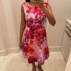 Adrianna Papell Pink Peach NWT Dress Medium 8